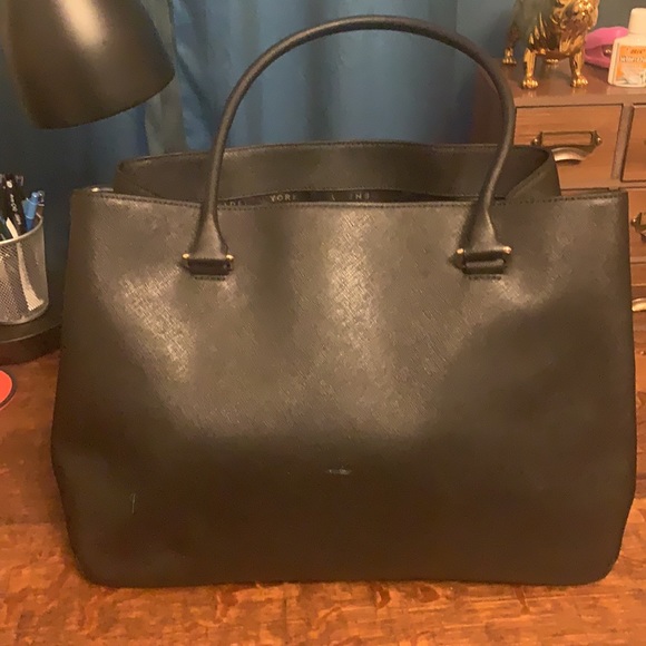 Kate Spade Leather Tote Bag BLACK - Picture 3 of 15
